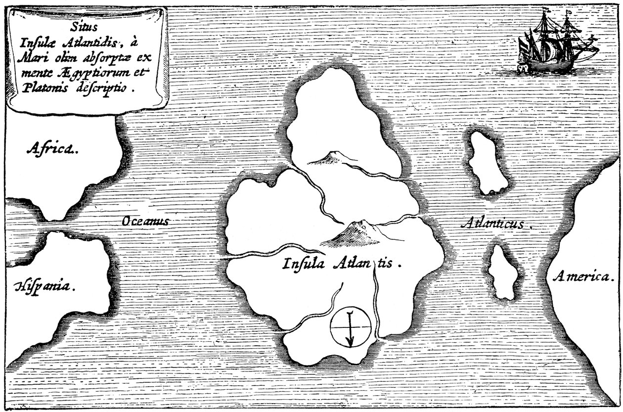 Atlantisz legendás szigete alkotó: Unbekannt