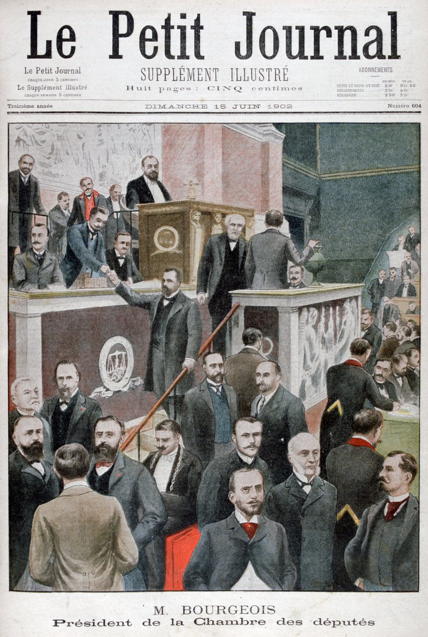 Leon Bourgeois, a Képviselőház elnöke, 1902 alkotó: Unbekannt