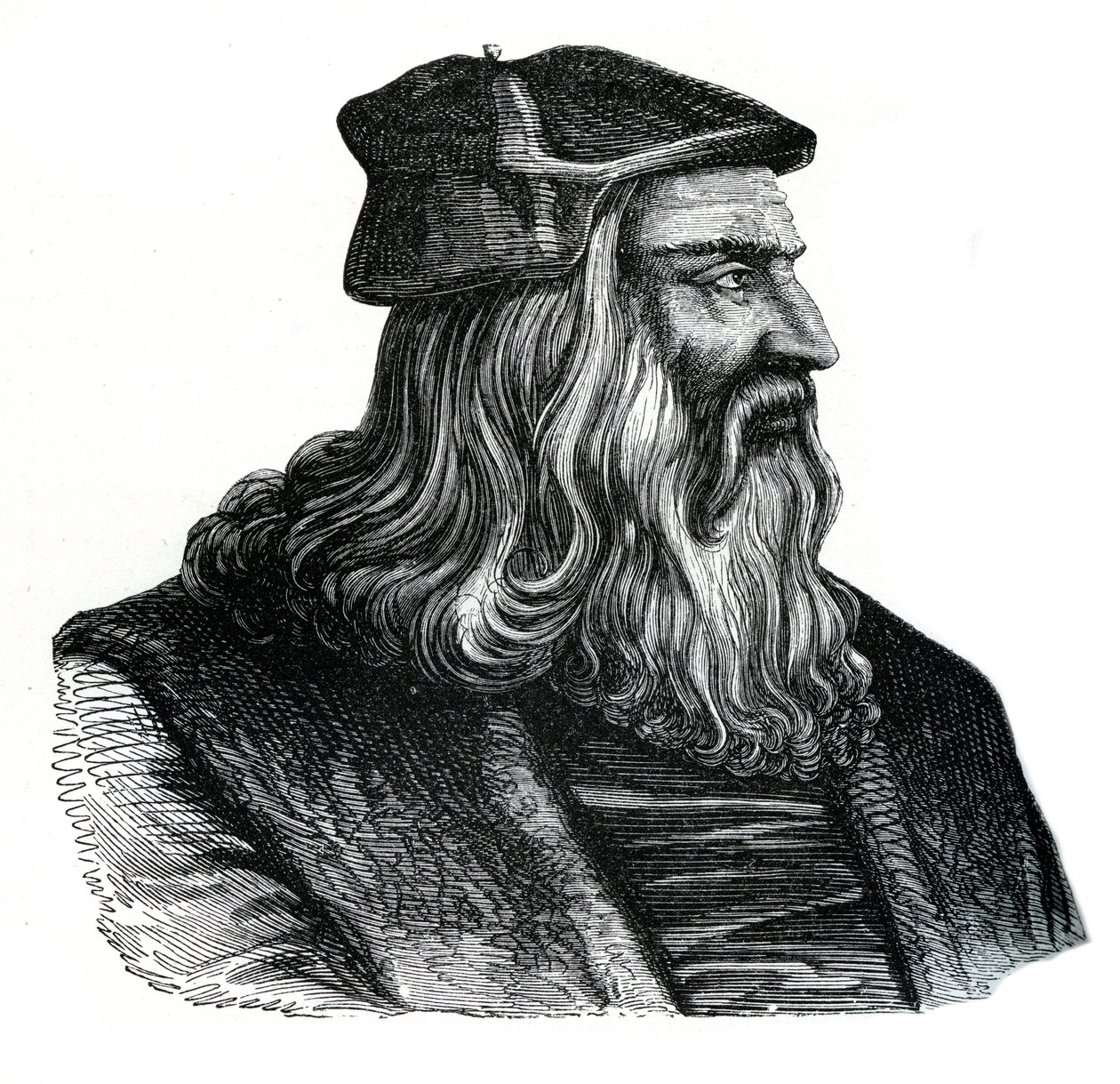 Leonardo da Vinci, 16. század, 1870 alkotó: Unbekannt