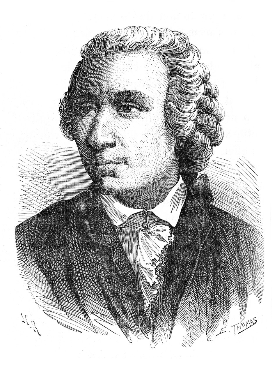 Leonhard Euler, 18. századi svájci matematikus, 1874 alkotó: Unbekannt