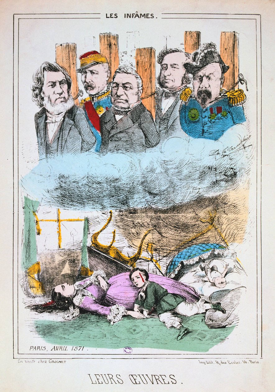 The Infames, Paris Commune, 1871. április alkotó: Unbekannt