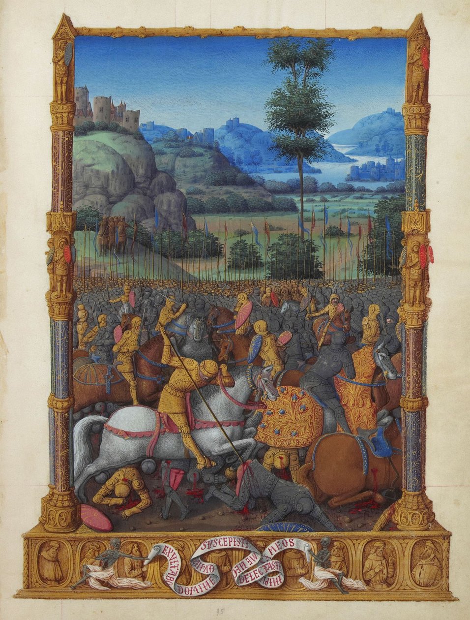 Les Très Riches Heures duc de Berry, Folio 95r - David