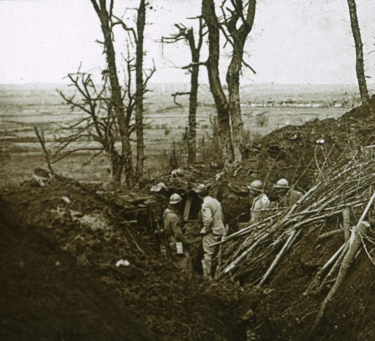 Les Eparges, Észak-Franciaország, 1915. alkotó: Unbekannt