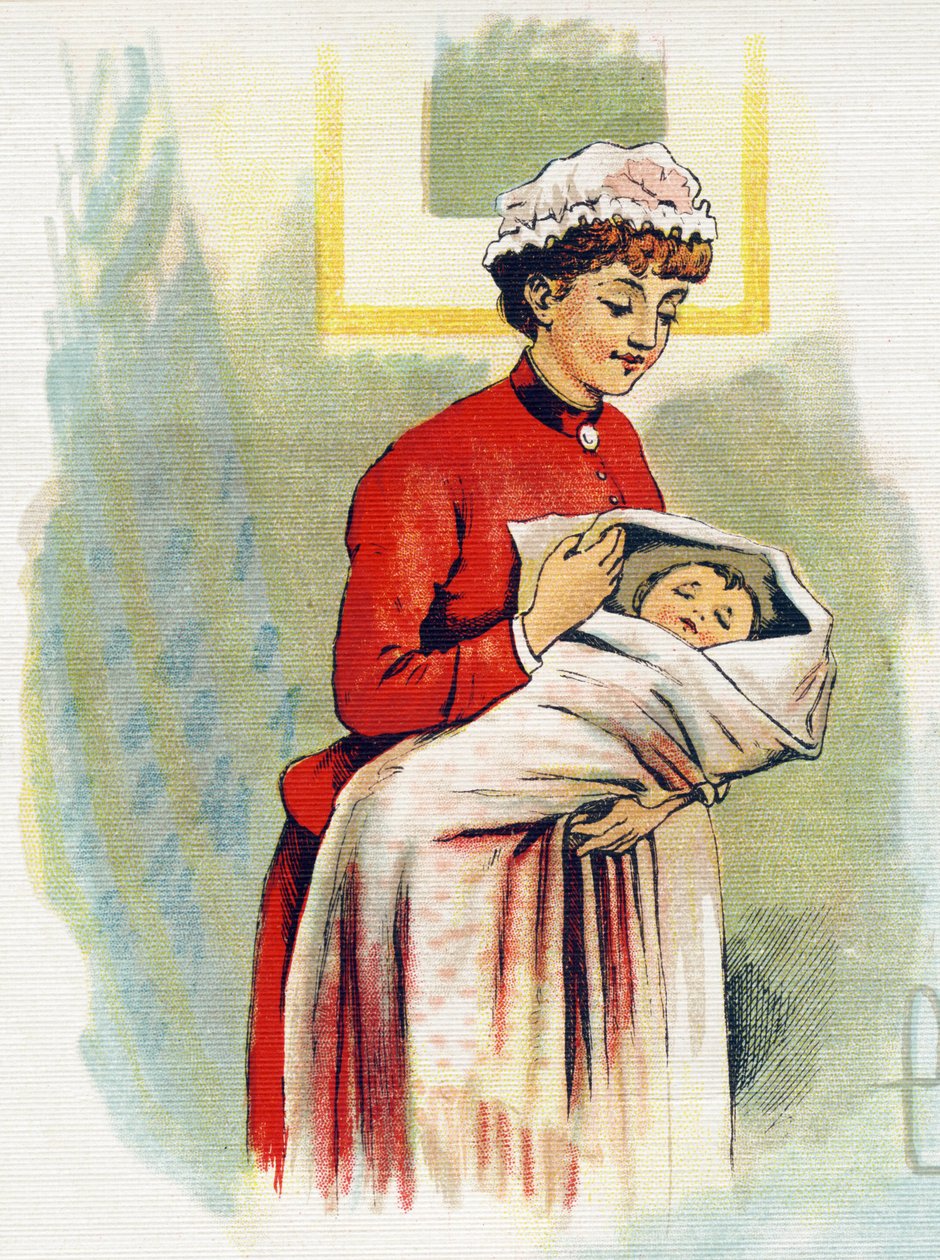 N betű: nővér. Metszet "ABC L
