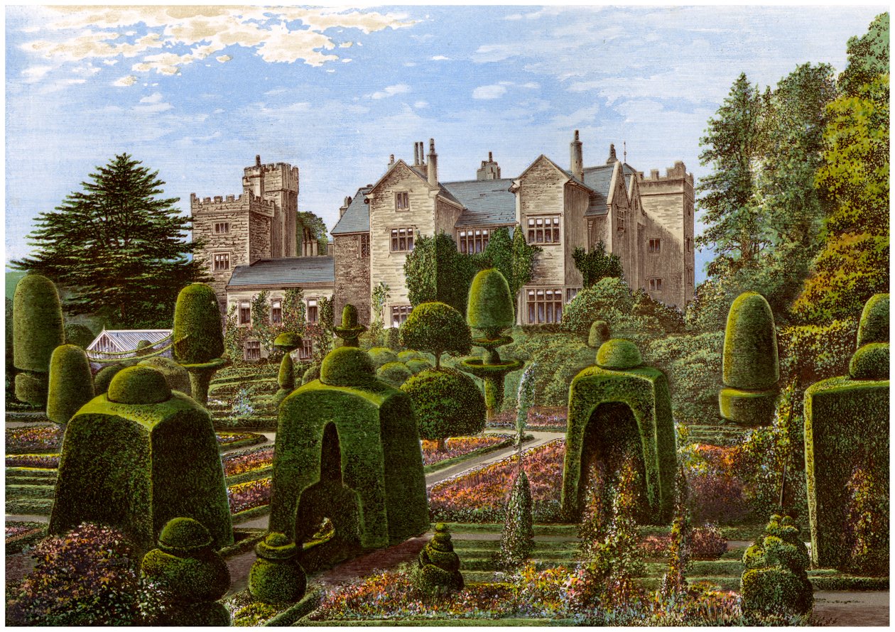 Levens Hall, Cumbria, 1880 alkotó: Unbekannt