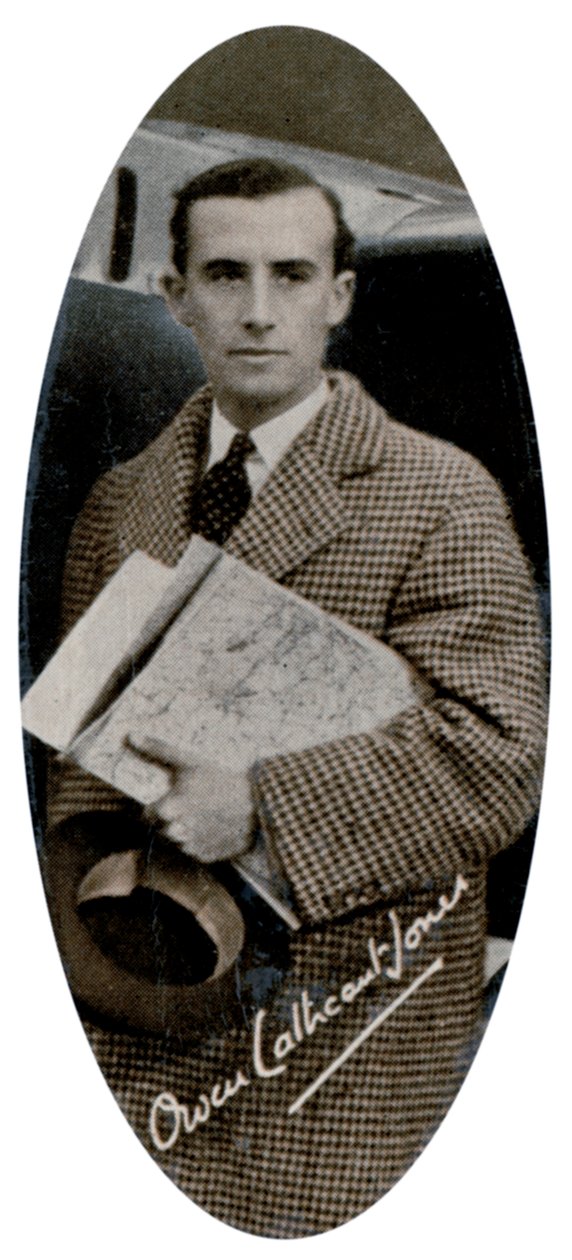 Owen Cathcart Jones hadnagy, brit pilóta, 1935 alkotó: Unbekannt