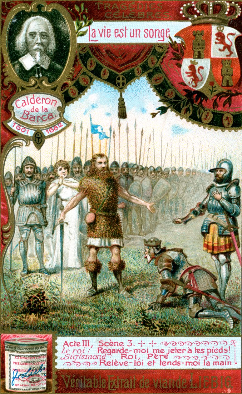 Az élet egy álom, Calderon de la Barca 1600-1681, c1900 alkotó: Unbekannt