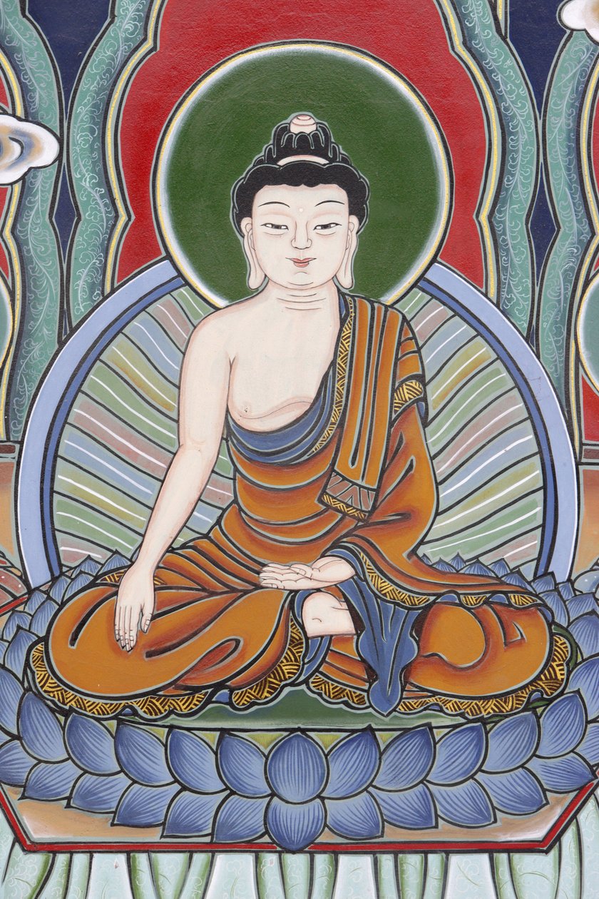 Buddha meditációs testhelyzet, Szöul, Coree du Sud alkotó: Unbekannt