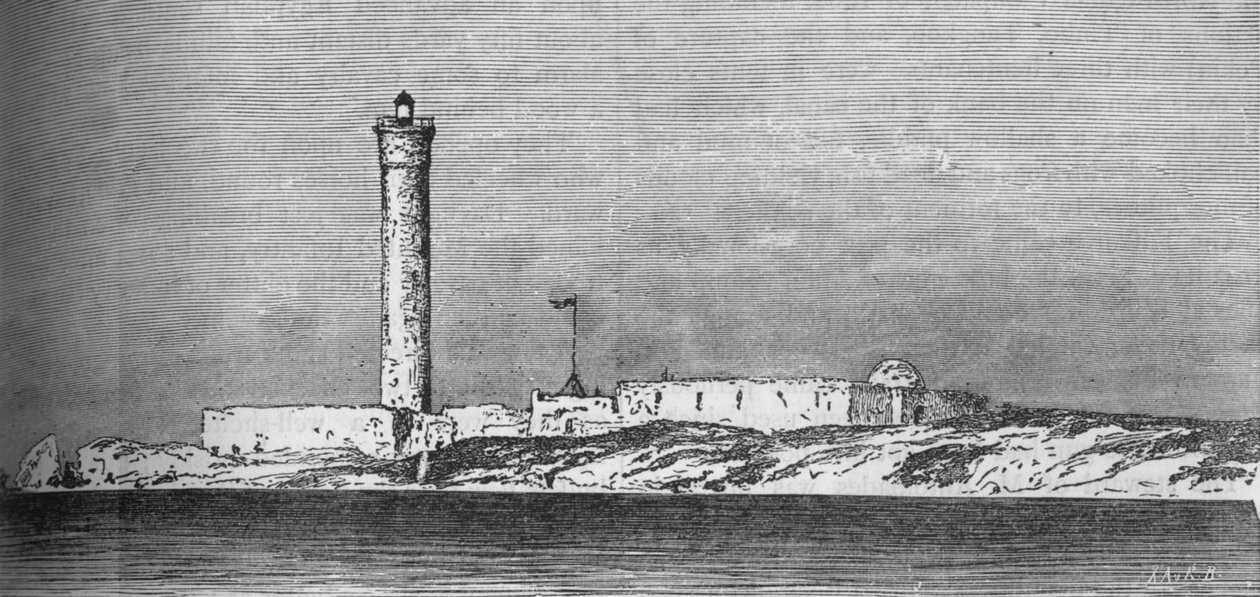 Világítótorony a Paros-szigeten, Alexandria, 1882 alkotó: Unbekannt