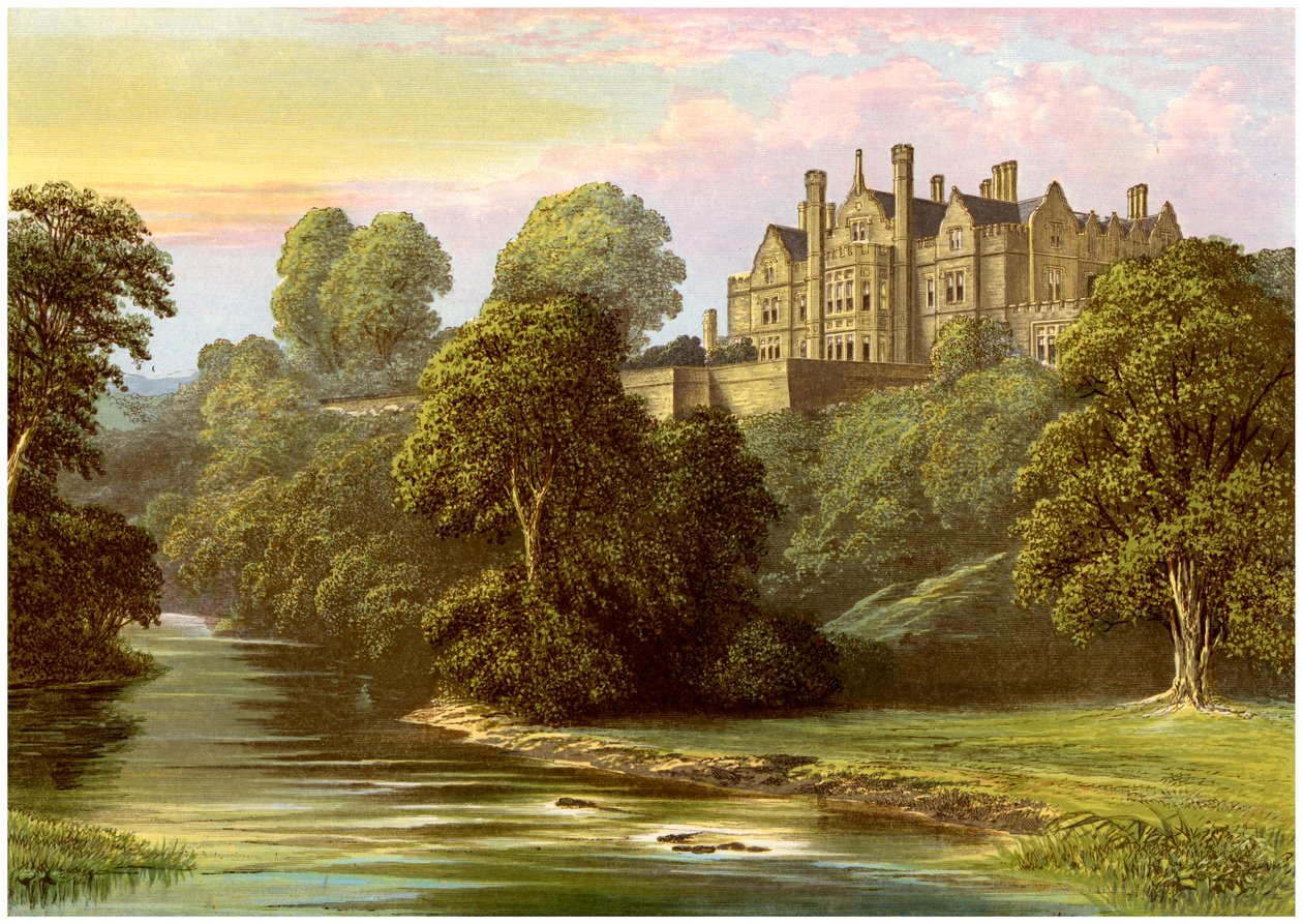 Lilburn Tower, Northumberland, a Collingwood család otthona, 1880 alkotó: Unbekannt