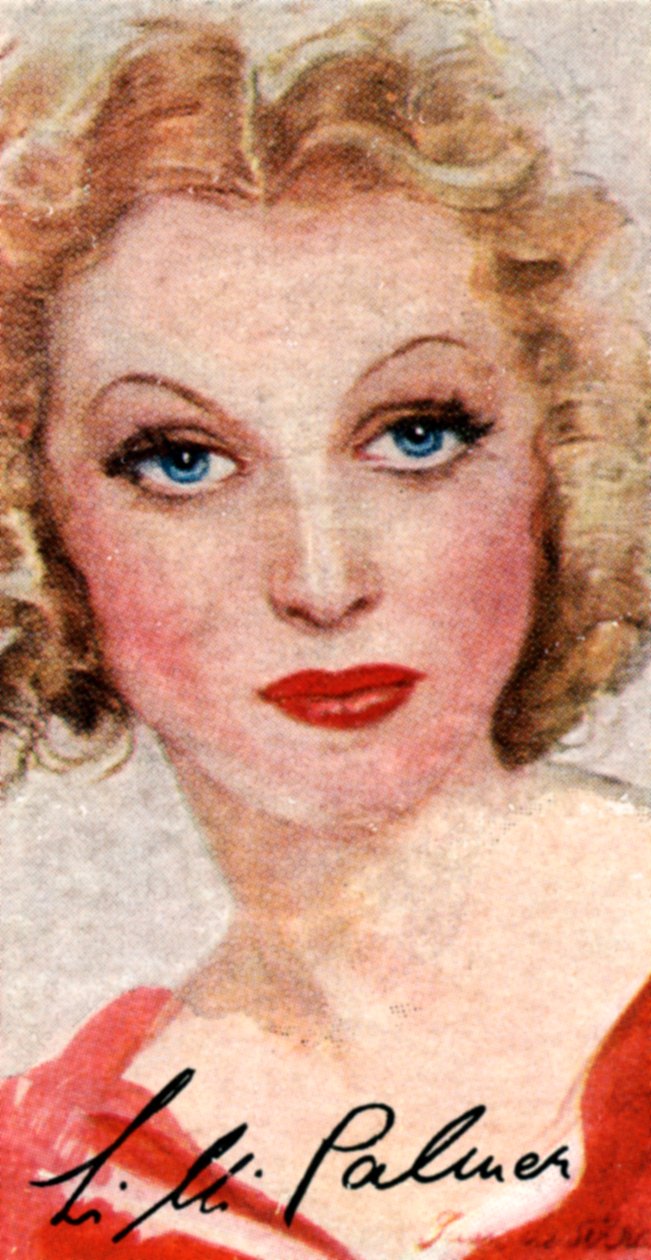 Lilli Palmer, 1914-1986, német születésű, nemzetközi színésznő, XX. alkotó: Unbekannt