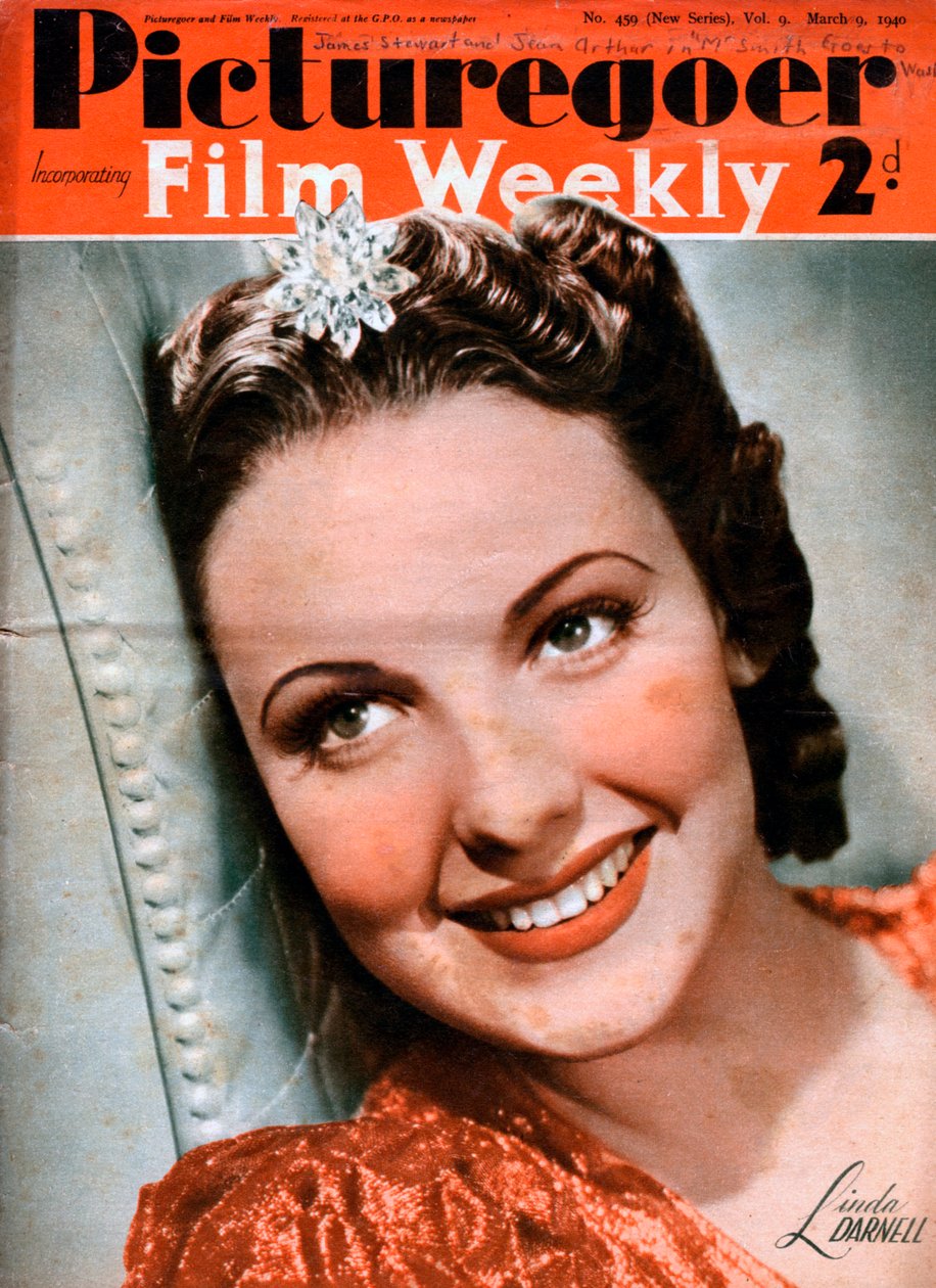 Linda Darnell 1923-1965, amerikai színésznő, 1940 alkotó: Unbekannt