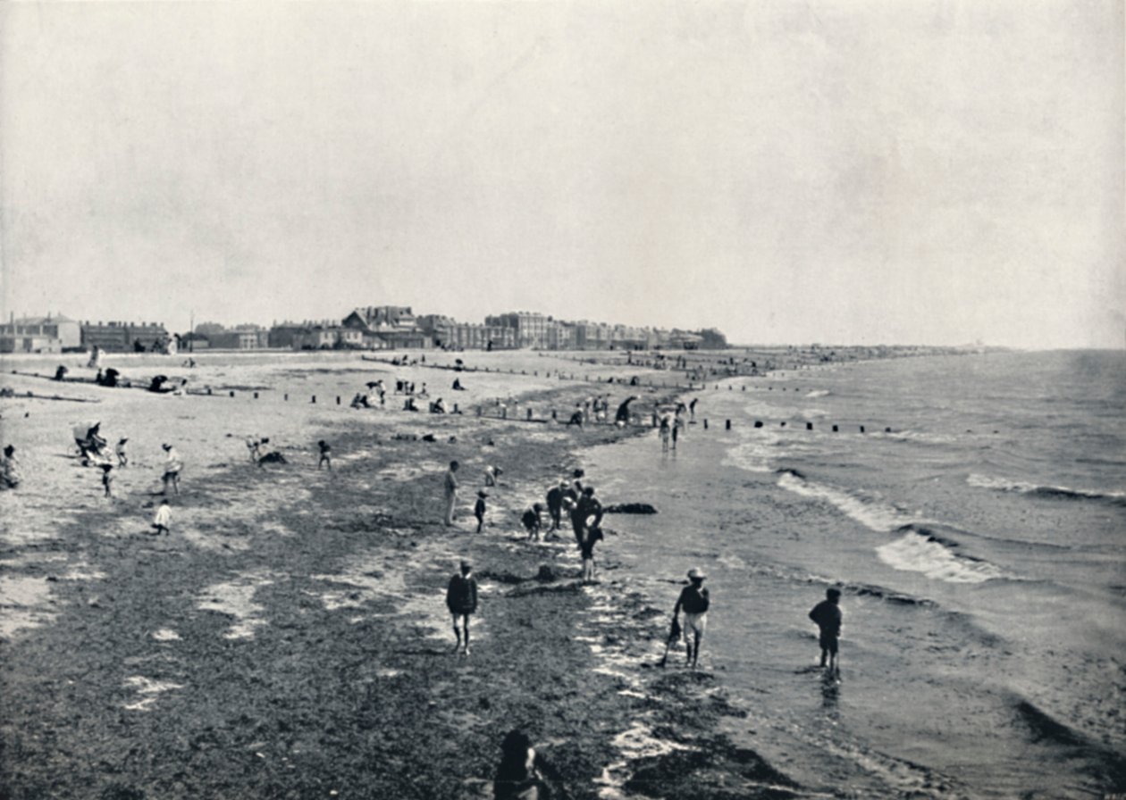 Littlehampton – Evezés alacsony vízparton, 1895 alkotó: Unbekannt