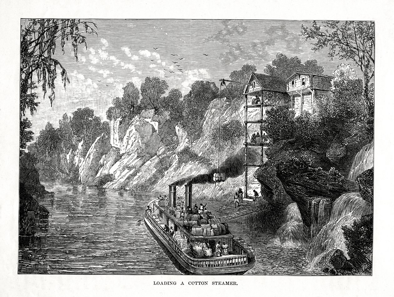 Gyapotgőzölő betöltése, 1877 alkotó: Unbekannt