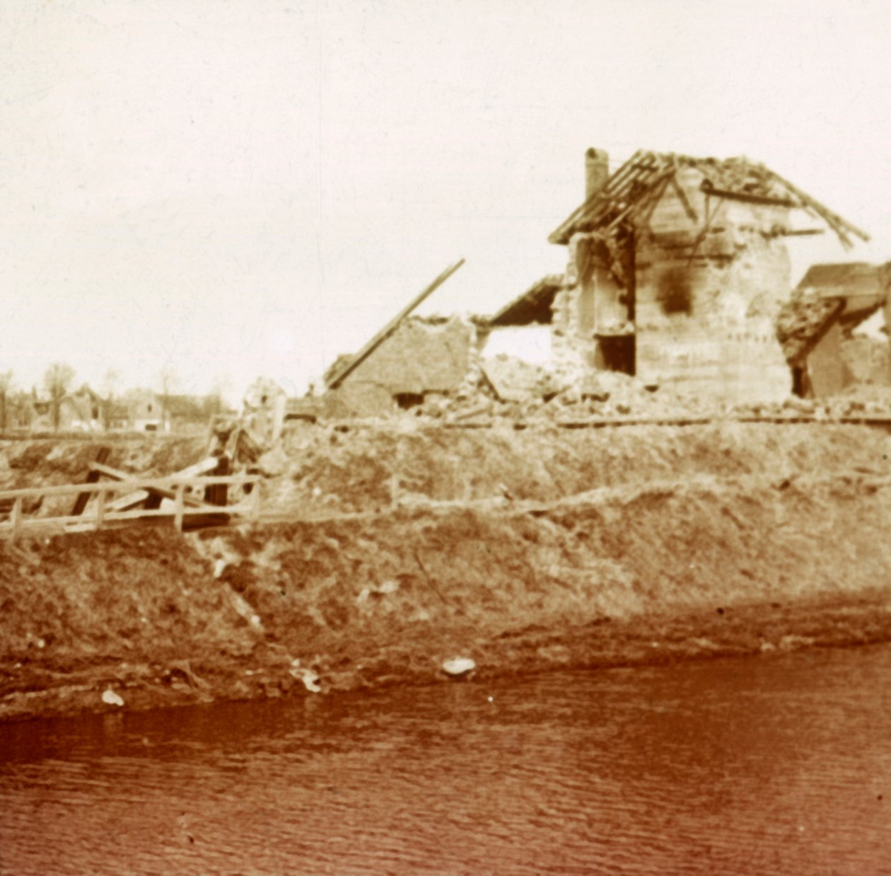 Zárőrök háza, Nieuwpoort, Flandria, Belgium, c1914-c1918 alkotó: Unbekannt