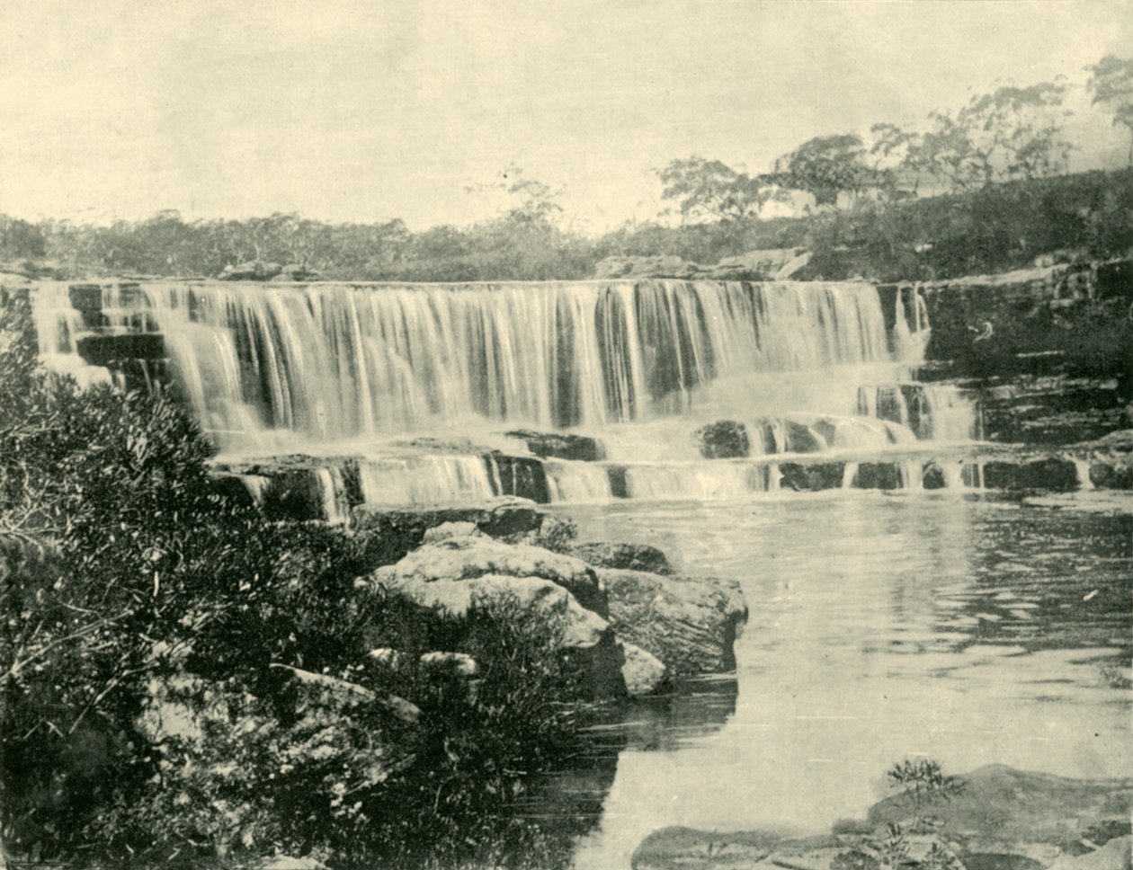 Loddon Falls, Új-Dél-Wales, 1901. alkotó: Unbekannt