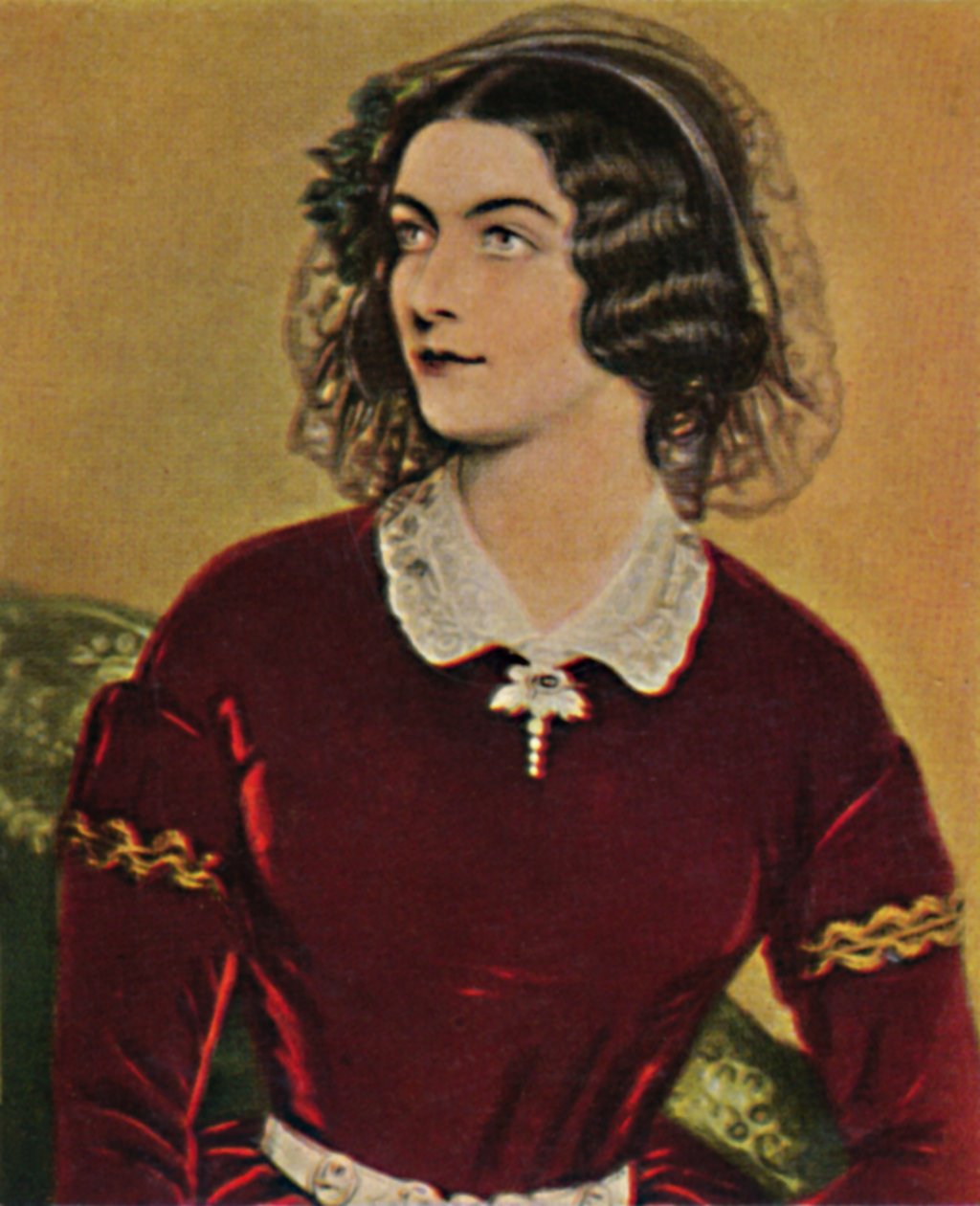 Lola Montez 1818-1861. - Stieler festménye, 1934. alkotó: Unbekannt
