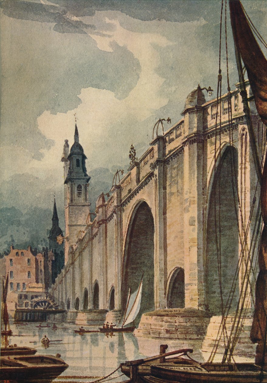 London Bridge, 1893, c1915 alkotó: Unbekannt