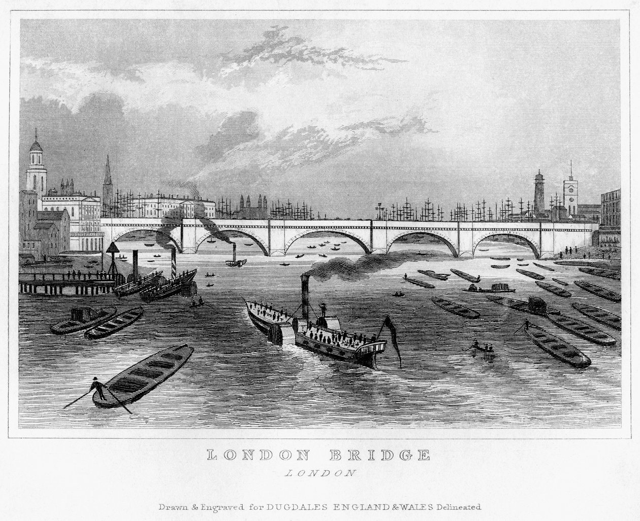 London Bridge, 19. század alkotó: Unbekannt