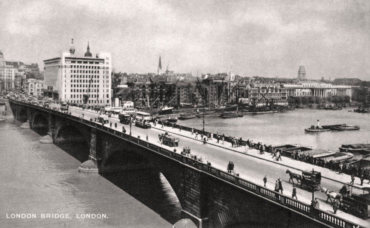 London Bridge, London, 20. század eleje alkotó: Unbekannt