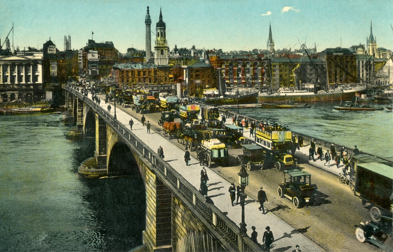 London Bridge, 1910. alkotó: Unbekannt
