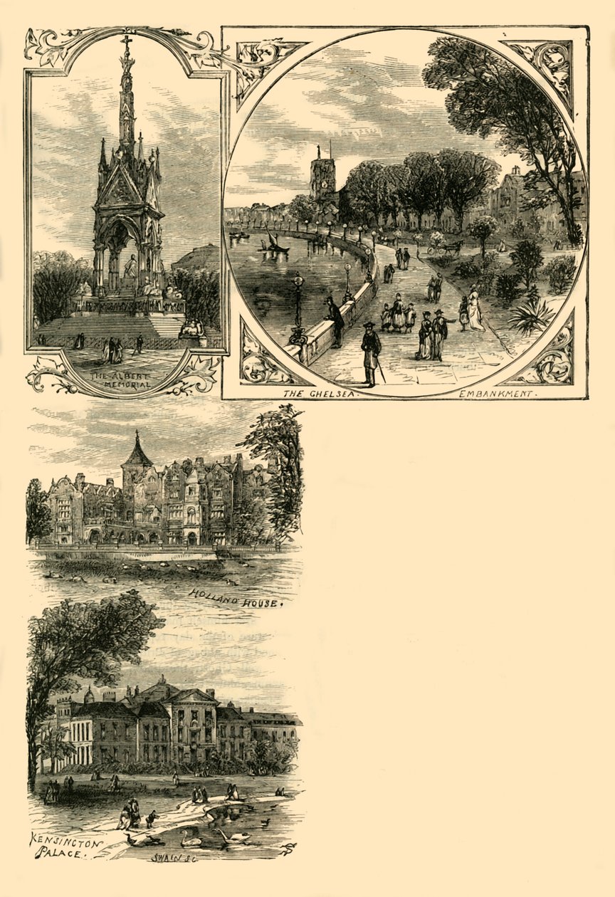 London. A nyugati külvárosok, 1876. alkotó: Unbekannt