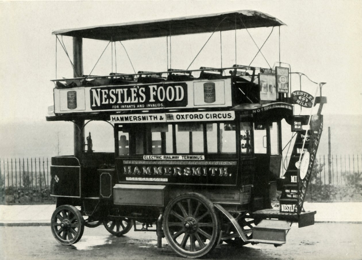 Londoni gőzbusz, 1902, 1947. alkotó: Unbekannt
