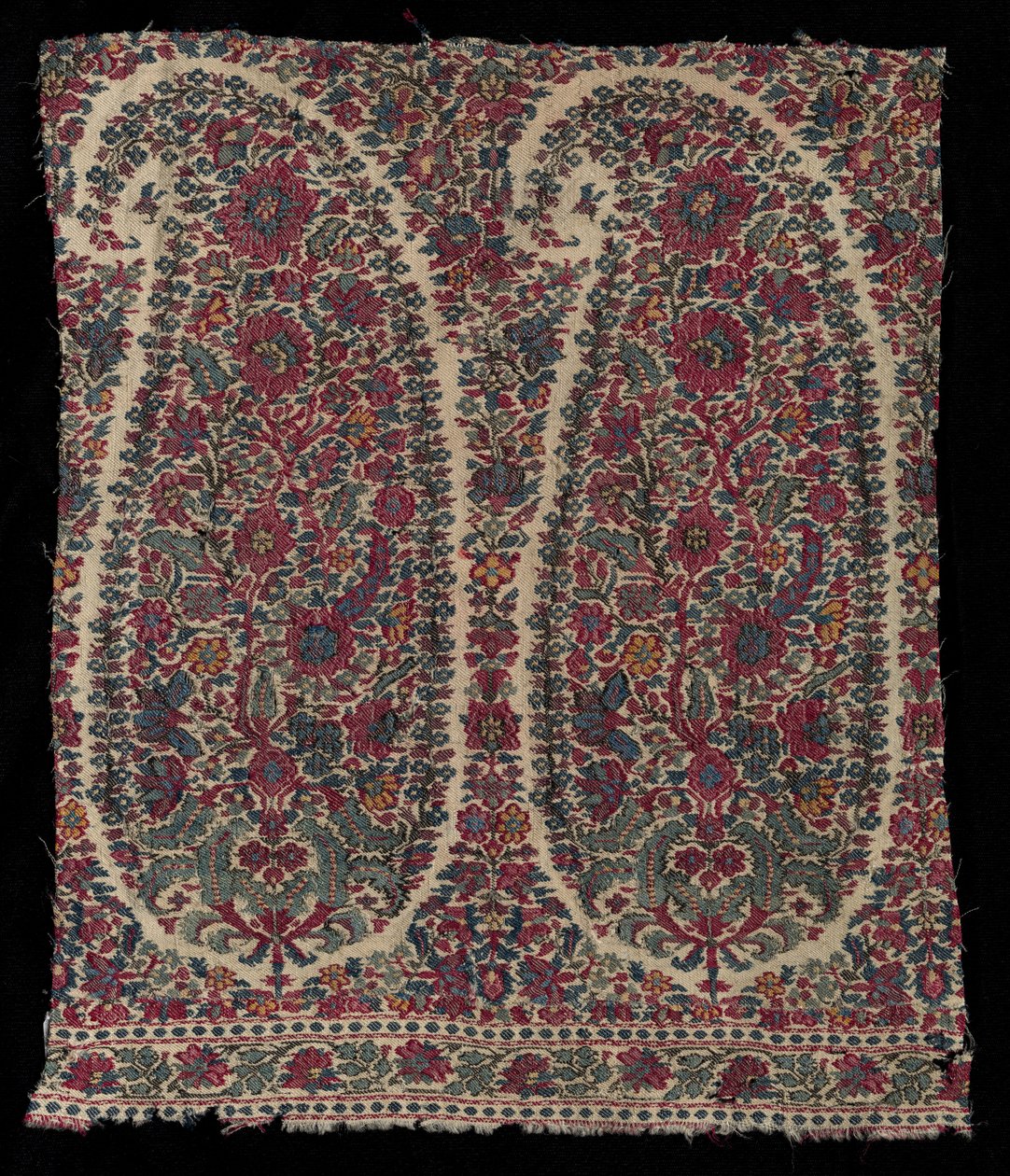 Hosszú kendőtöredék, 1820-1825. alkotó: Unbekannt