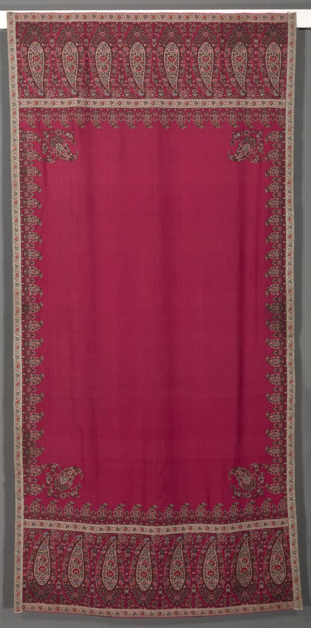 Hosszú kendő, c. 1825. alkotó: Unbekannt