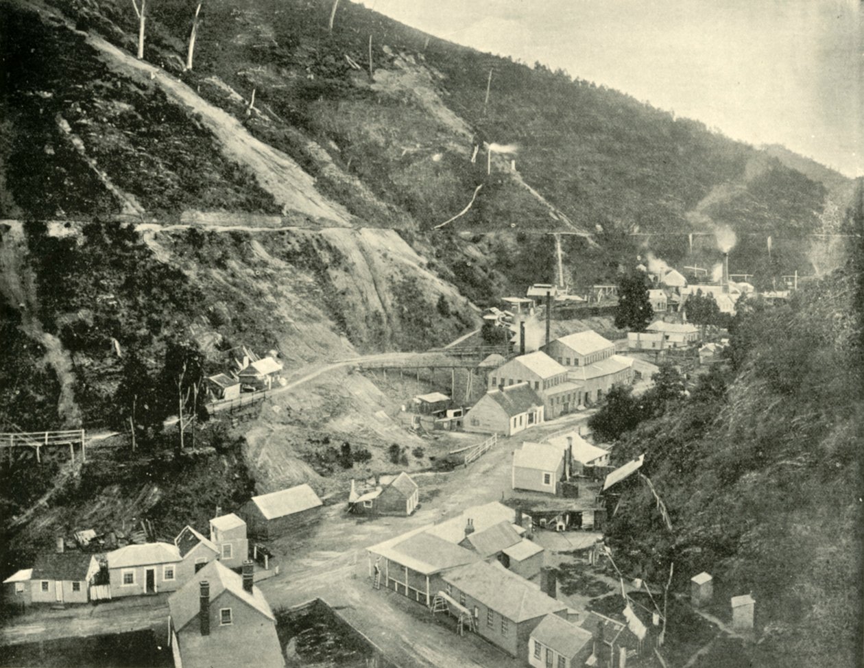 Long Tunnel Gold Mine, Walhalla, 1901. alkotó: Unbekannt