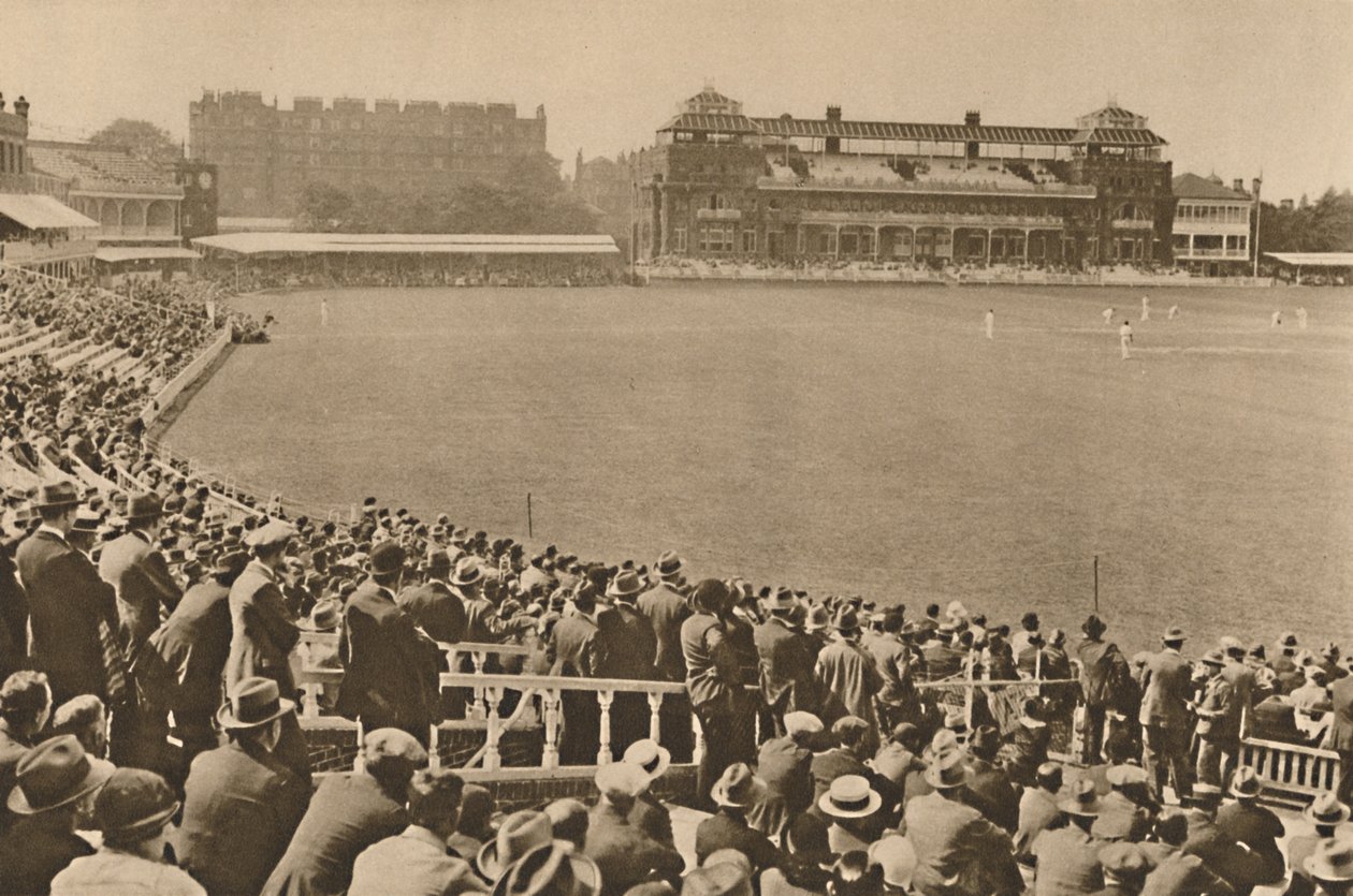 A pavilon felé nézve a halomállványról a világhírű uraknál, 1935. alkotó: Unbekannt