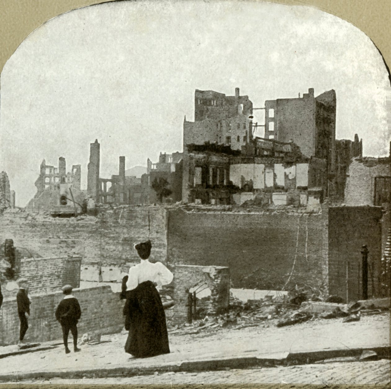 Nyugatra nézve a zsidó zsinagógából, 1906. alkotó: Unbekannt
