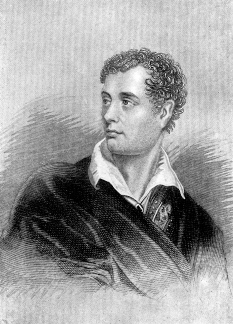 Lord Byron angol-skót költő, 1912 alkotó: Unbekannt