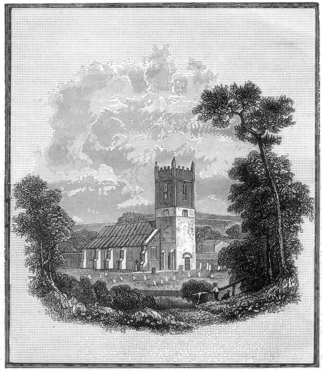 Lord Byrons temetkezési helye, Hucknall Torkard templom, Nottinghamshire, 1888 alkotó: Unbekannt