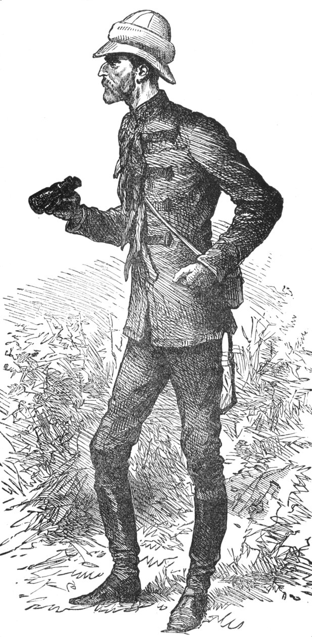 Lord Chelmsford, egy tiszt portréja, röviddel az ulundi csata előtt, 1880 alkotó: Unbekannt