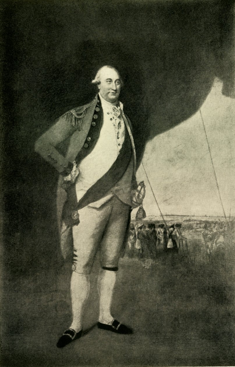 Lord Cornwallis főkormányzóként, 1793, 1925. alkotó: Unbekannt