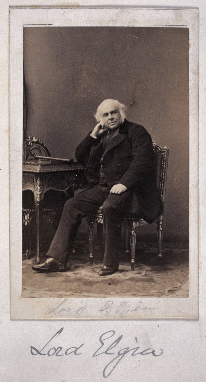 Lord Elgin, brit diplomata, 1860 körül alkotó: Unbekannt