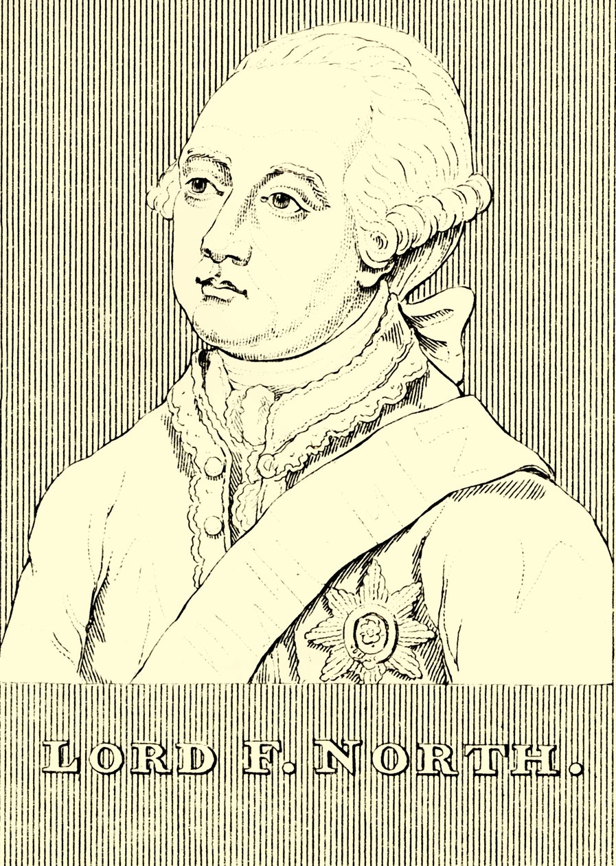 Lord F. North, 1732-1792, 1830. alkotó: Unbekannt