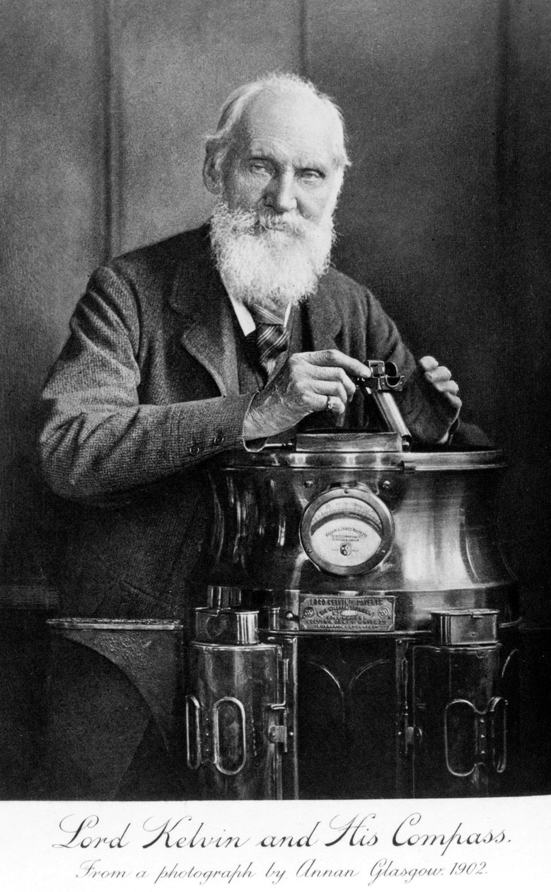 Lord Kelvin és az iránytűje alkotó: Unbekannt