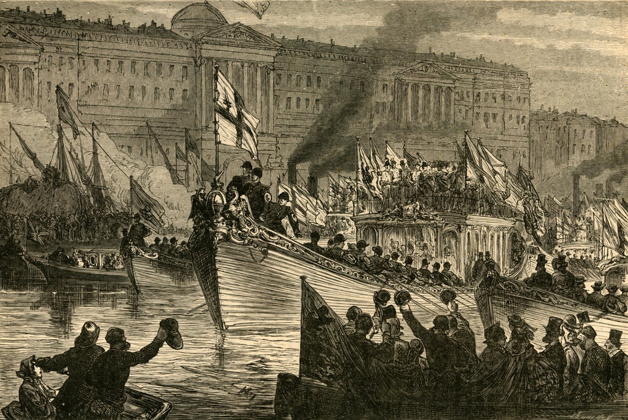 Lord Mayors vízi felvonulása, 1897. alkotó: Unbekannt