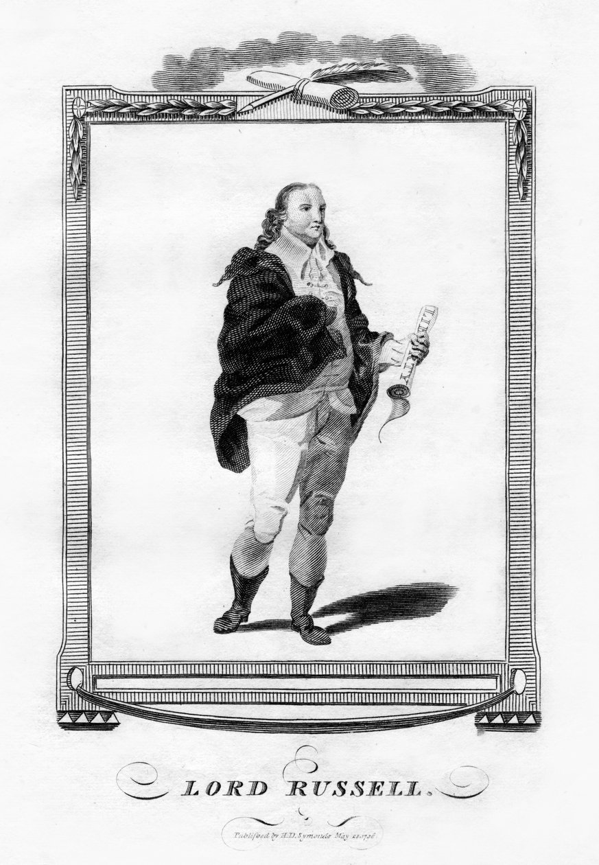 Lord Russell angol politikus, 1796 alkotó: Unbekannt