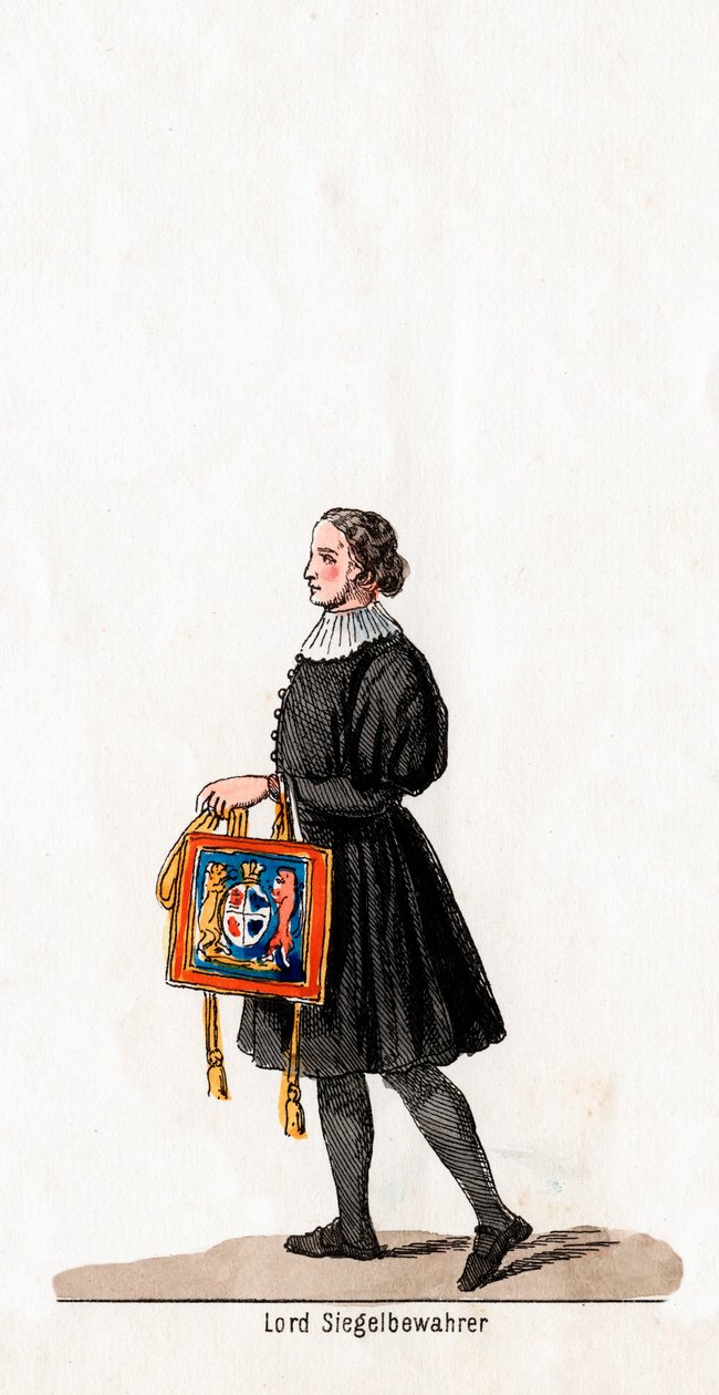 Lord Pecsétőr, Shakespeare VIII. Henrik drámájának jelmezterve, 19. század alkotó: Unbekannt