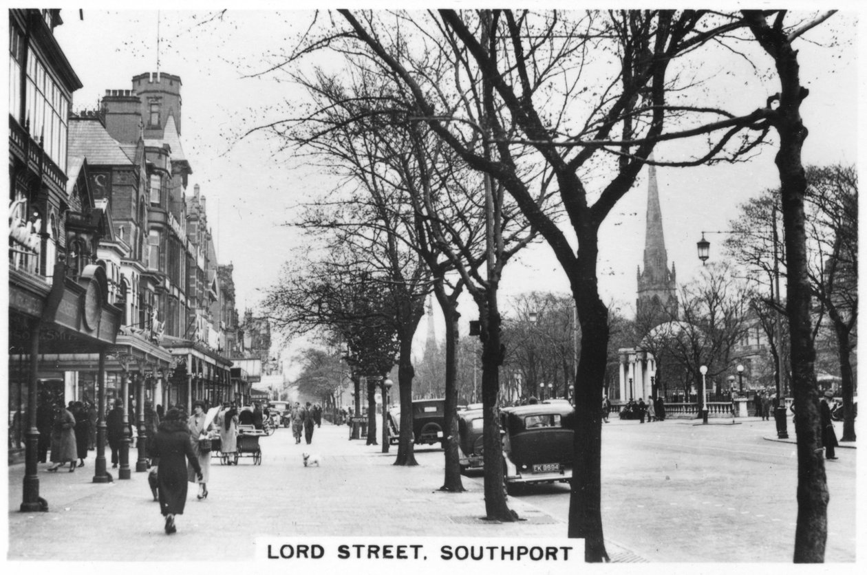 Lord Street, Southport, 1937 alkotó: Unbekannt