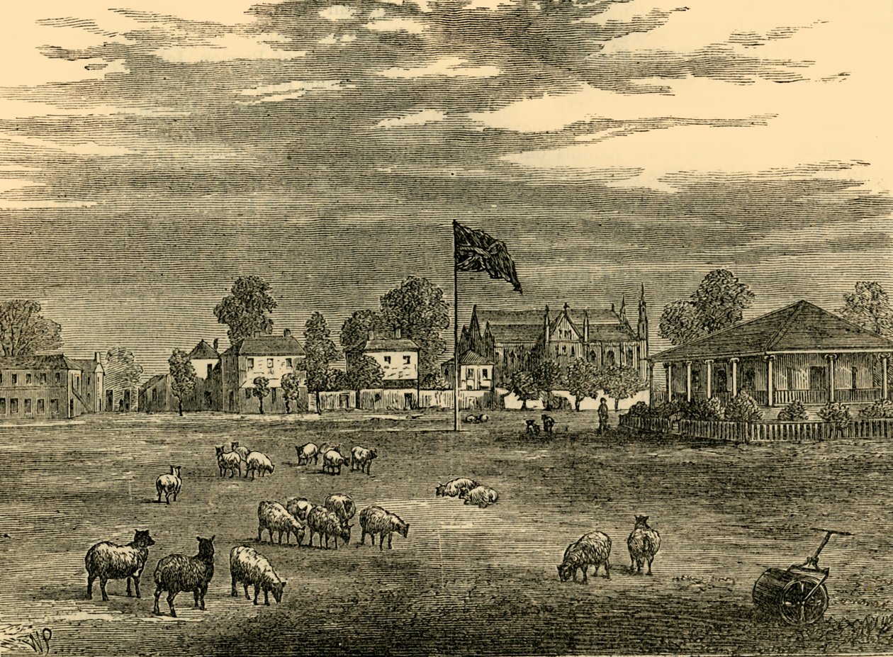 Lords Ground 1837-ben, c1876. alkotó: Unbekannt