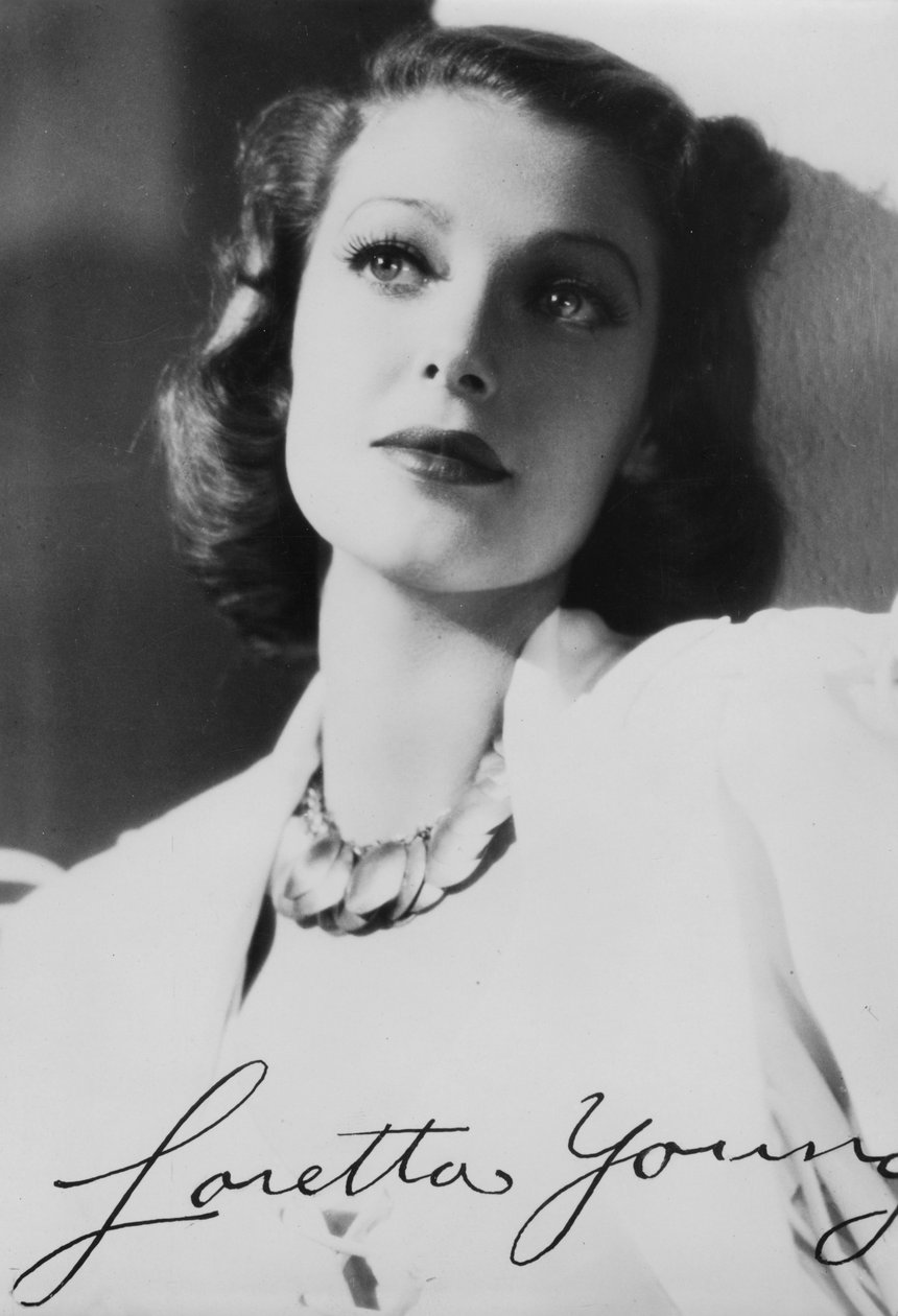 Loretta Young 1913-2000 amerikai színésznő, 1930-as évek alkotó: Unbekannt
