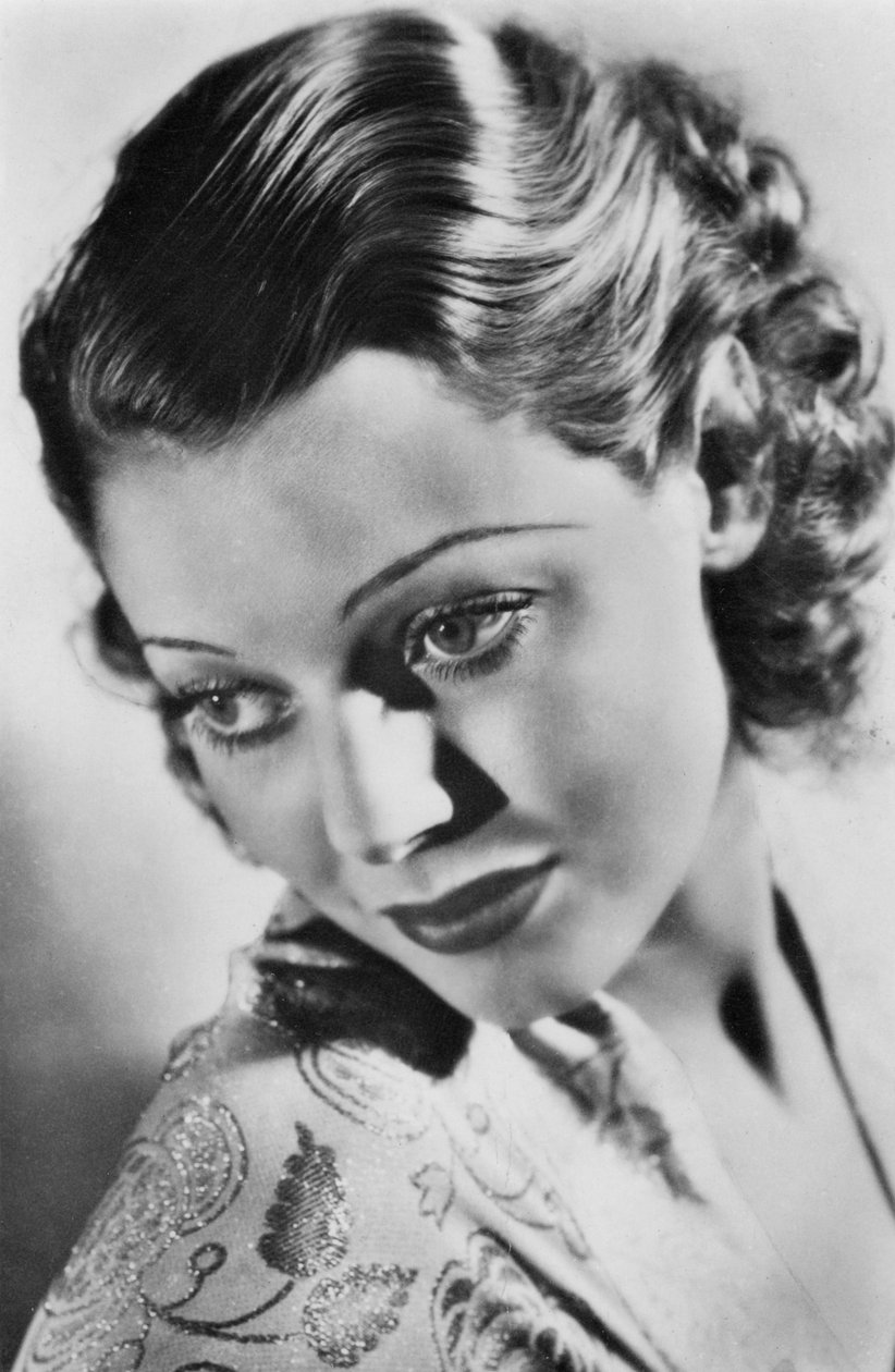 Loretta Young amerikai színésznő, 1930-as évek alkotó: Unbekannt