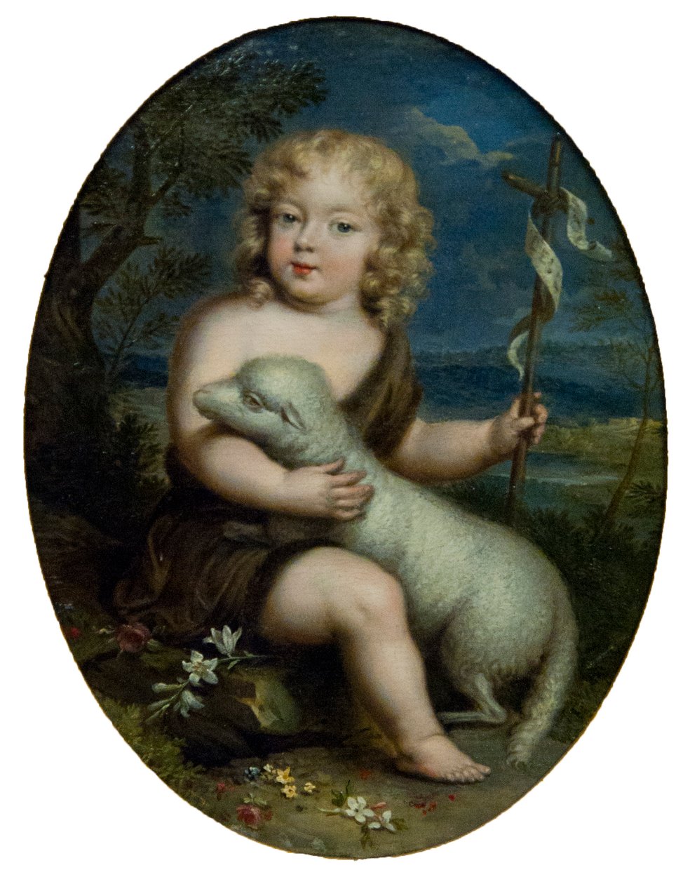 Louis Alexandre de Bourbon, Toulouse grófja 1678-1737 Keresztelő Jánosként, c. 1680. alkotó: Unbekannt