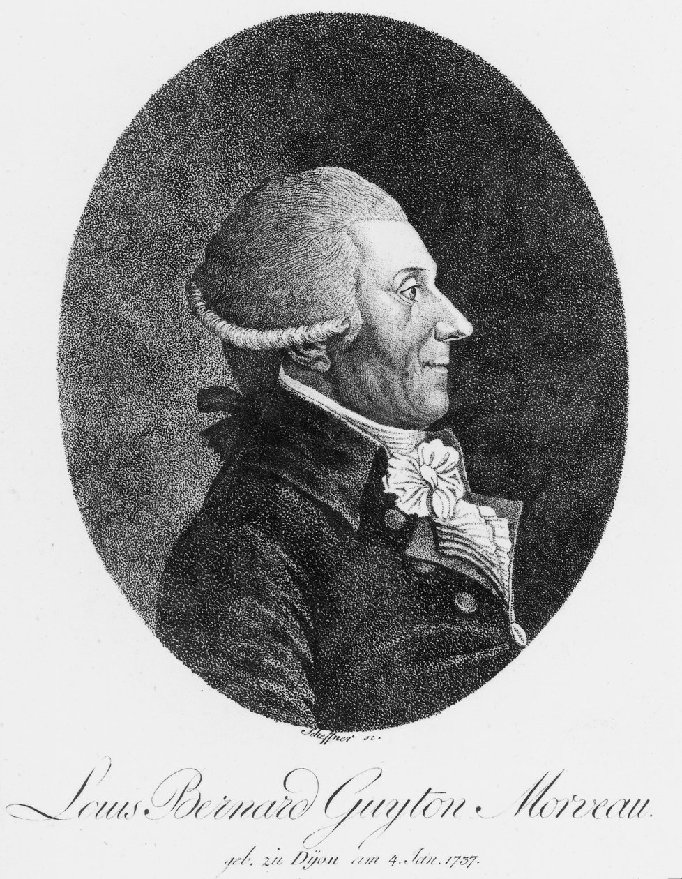 Louis Bernard Guyton Morveau francia kémikus és jogász, 1800 körül alkotó: Unbekannt