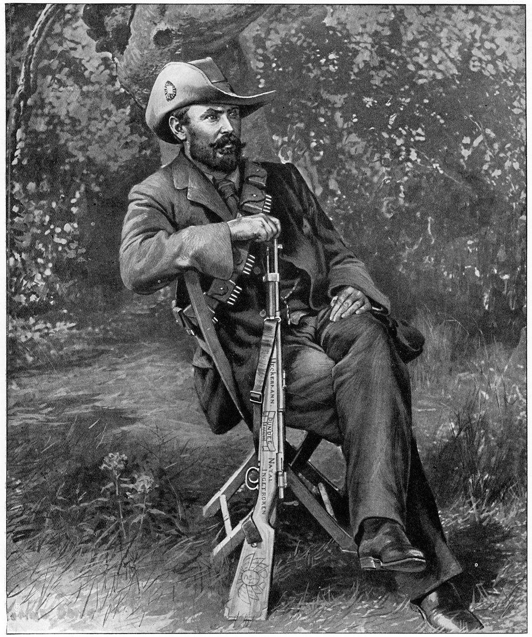 Louis Botha, Afrikaner katona és államférfi, 1900. alkotó: Unbekannt
