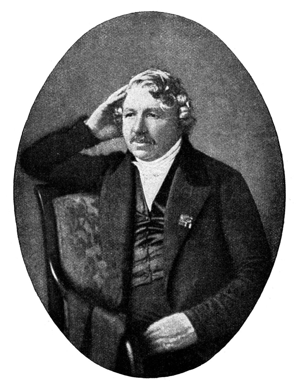 Louis Daguerre 1787-1851, francia fotós, 1900 alkotó: Unbekannt